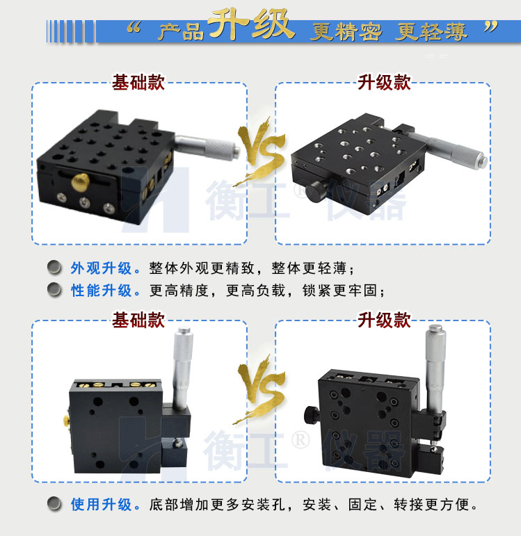 衡工HGTM03225手动平移台