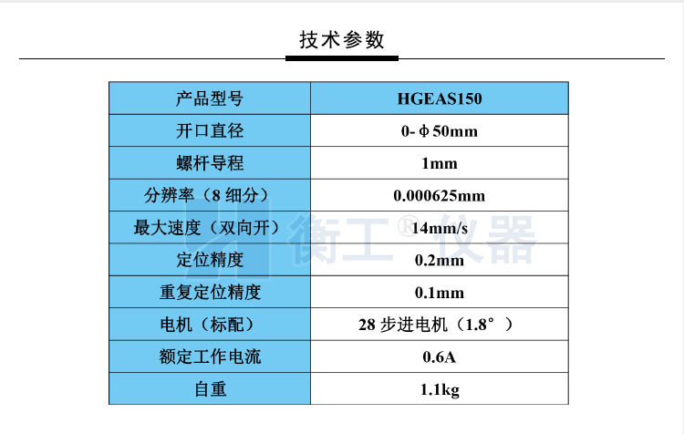北京衡工仪器HGEAS150 电动双开启狭缝