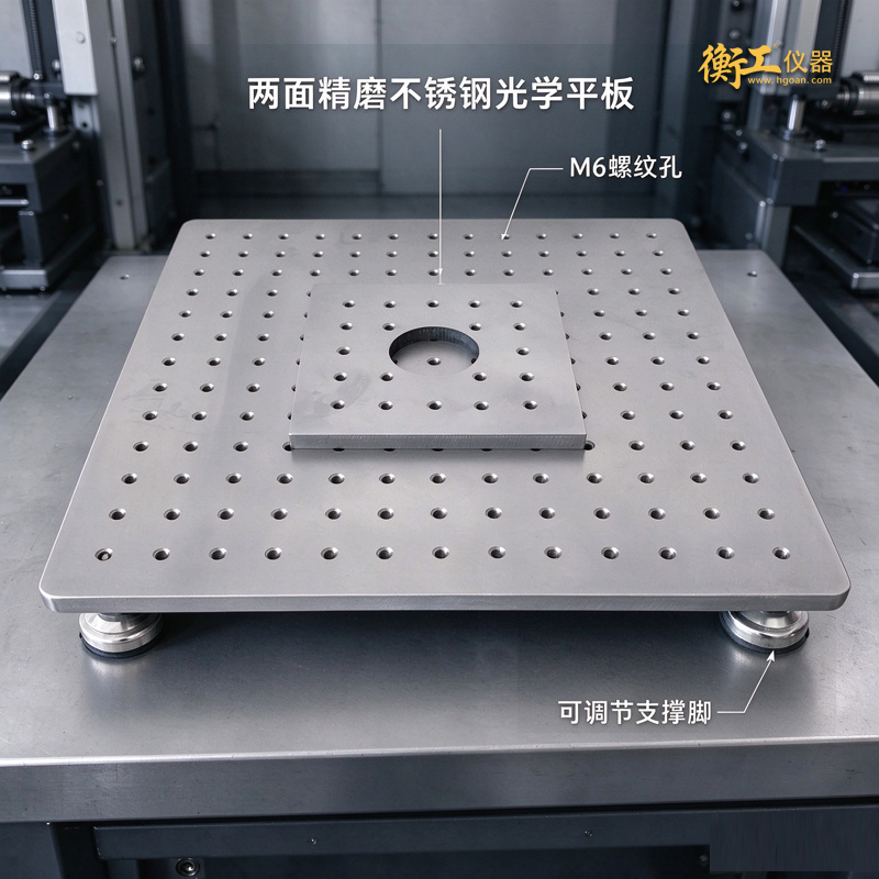 光学平板实验面包板科研水平面试验平台精密操作台支架转接功能板高导磁不锈钢板